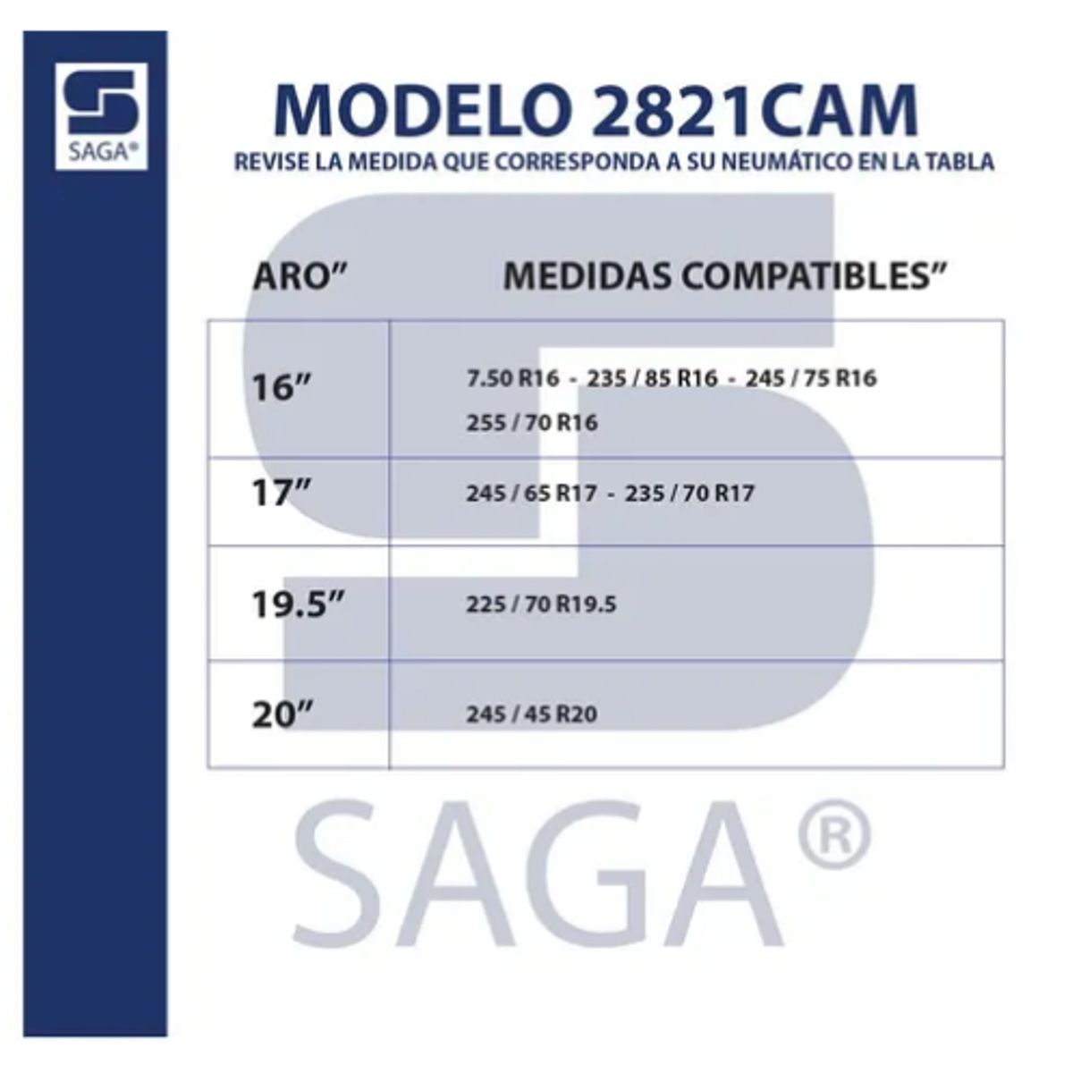 SAGA - Cadenas nieve 2821 + Tensor Pulpo S + Cadena antideslizante