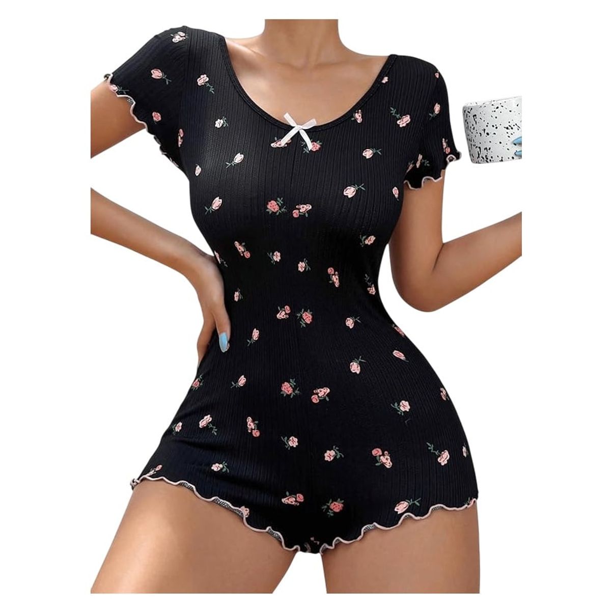 GARSIL - Pijama Tipo Enterito Para Mujer Con Diseño De Una Pieza