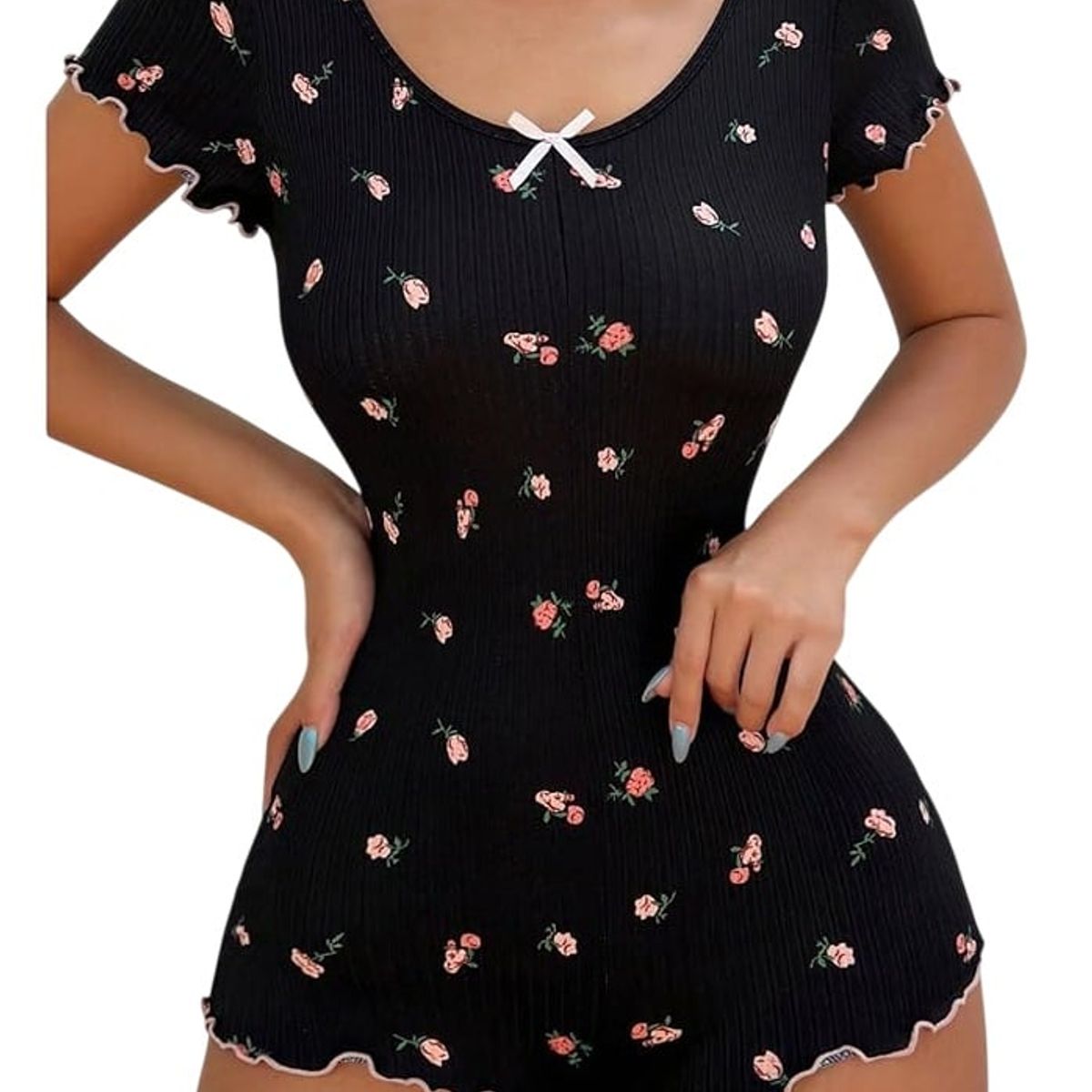 GARSIL - Pijama Tipo Enterito Para Mujer Con Diseño De Una Pieza