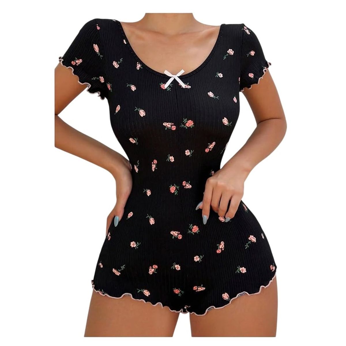 GARSIL - Pijama Tipo Enterito Para Mujer Con Diseño De Una Pieza