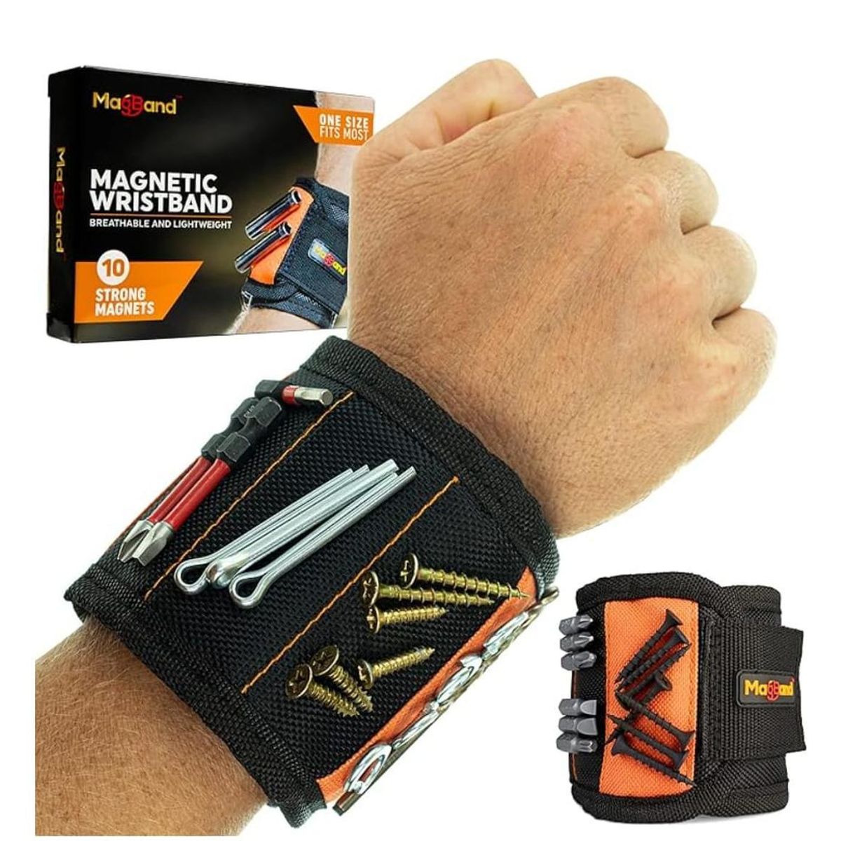 GENERICO - Pulsera Magnética Para Herramienta Ajustable