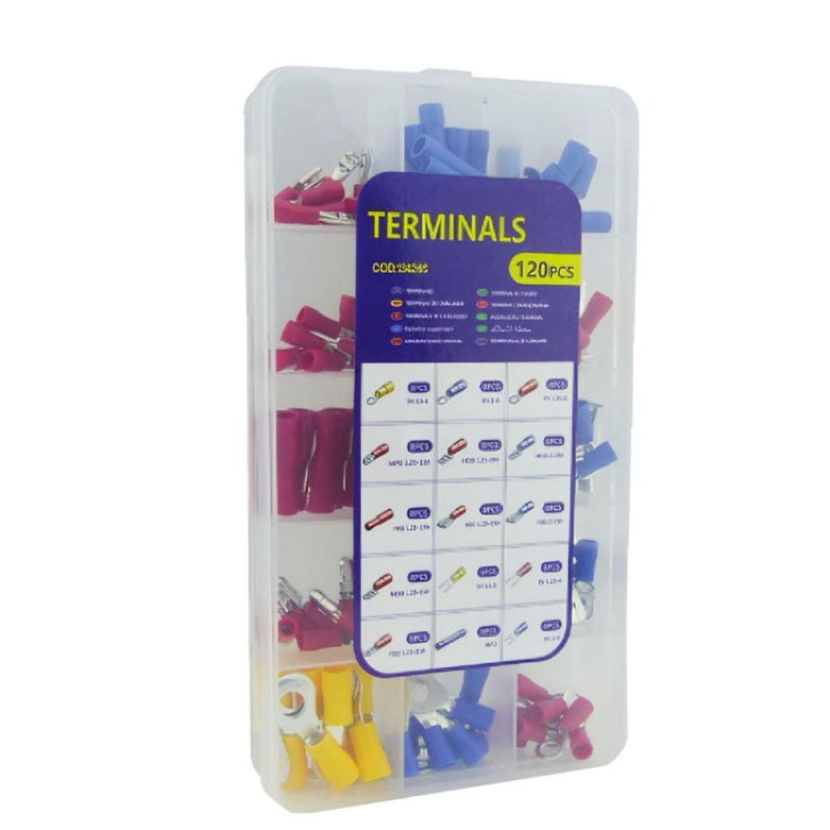 OEM - TERMINAL FASTON SURTIDO APROX 120 PCS PARA CABLE AUTO