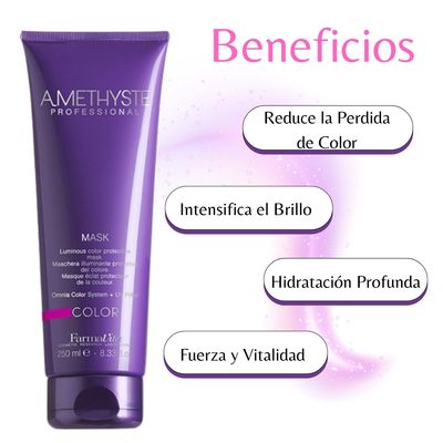 Imagen 2 del producto Mascara Amethyste Color 250ml Protectora de Color Brillo