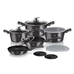 BERLINGER HAUS - BATERIA DE COCINA 13 PZS METALLIC LINE CARBON PRO EDITION