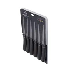 BERLINGER HAUS - SET DE CUCHILLOS 6 PZS BURGUNDY EDITION ACERO INOXIDABLE