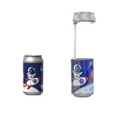 GENERICO - Lámpara De Escritorio Led En Forma De Lata Diseño Astronauta.