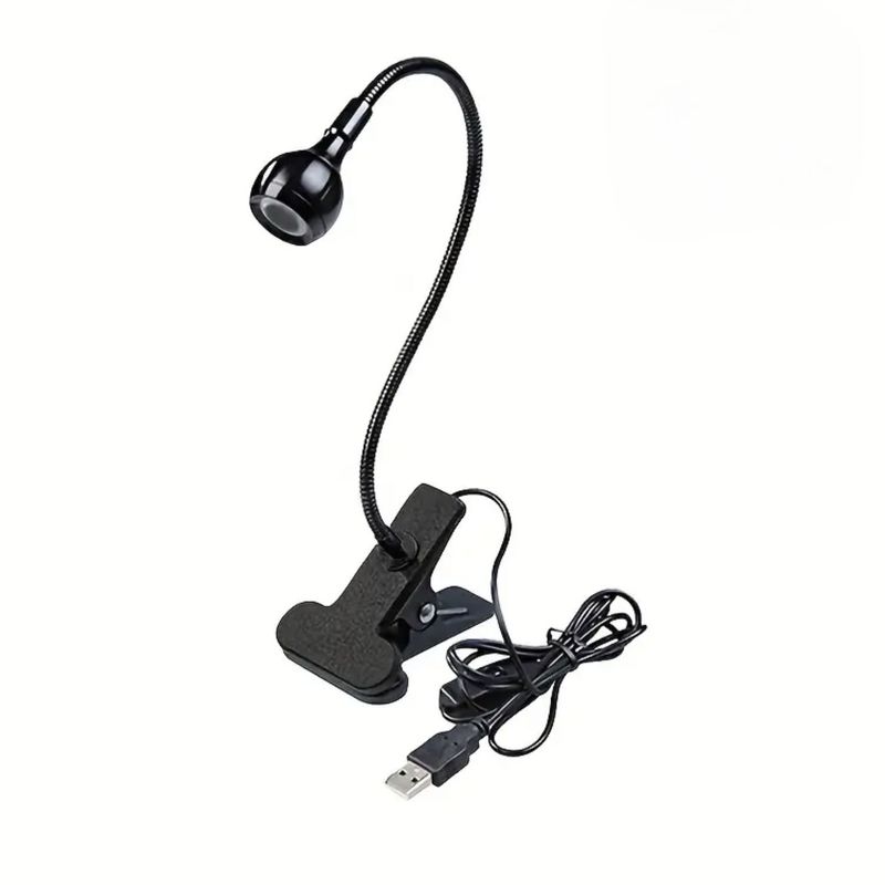 GENERICO - Lámparas LED USB Luz Negra Con Pinza Curado Flexible