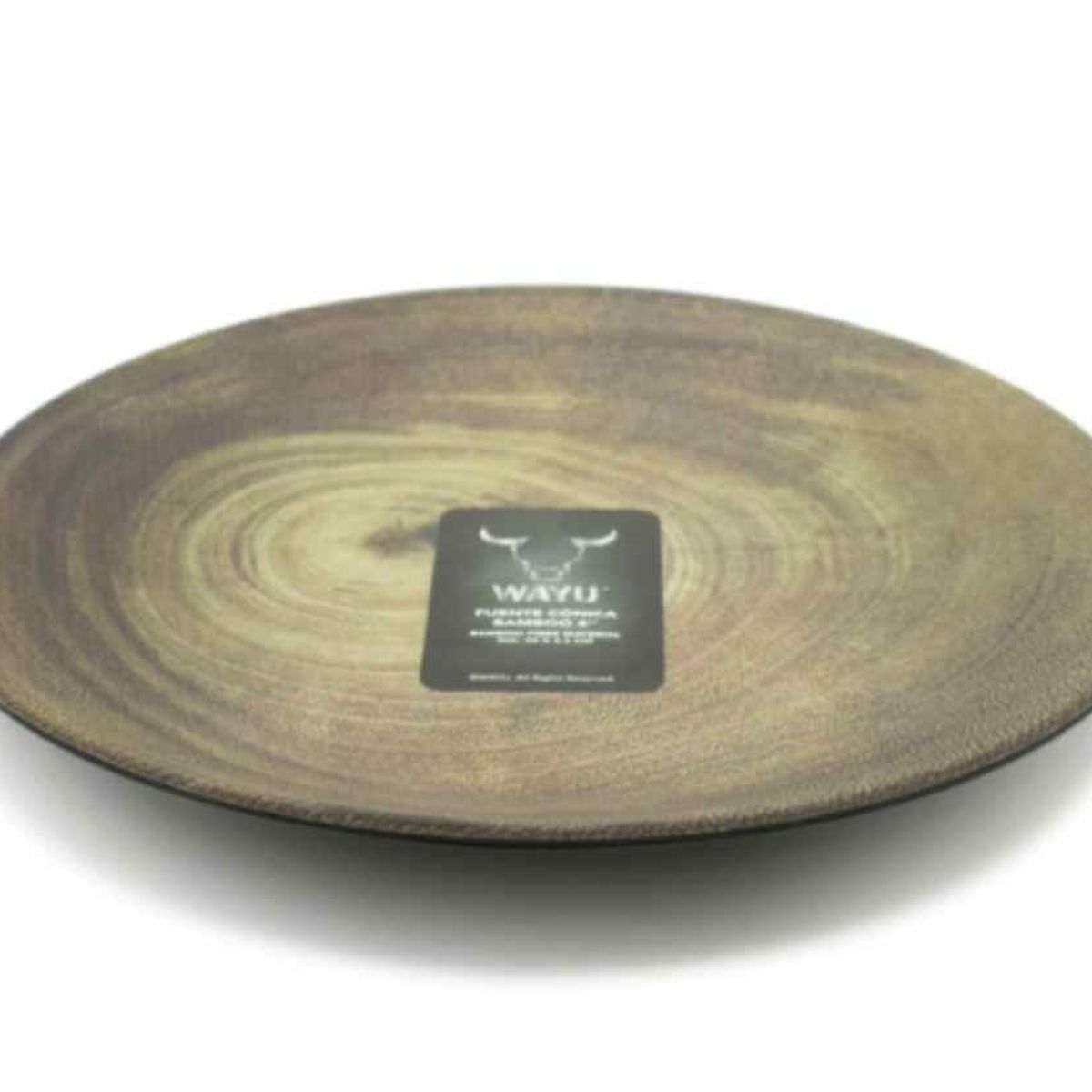 WAYU - Plato Bamboo Mediano 8 pulgadas Wayu