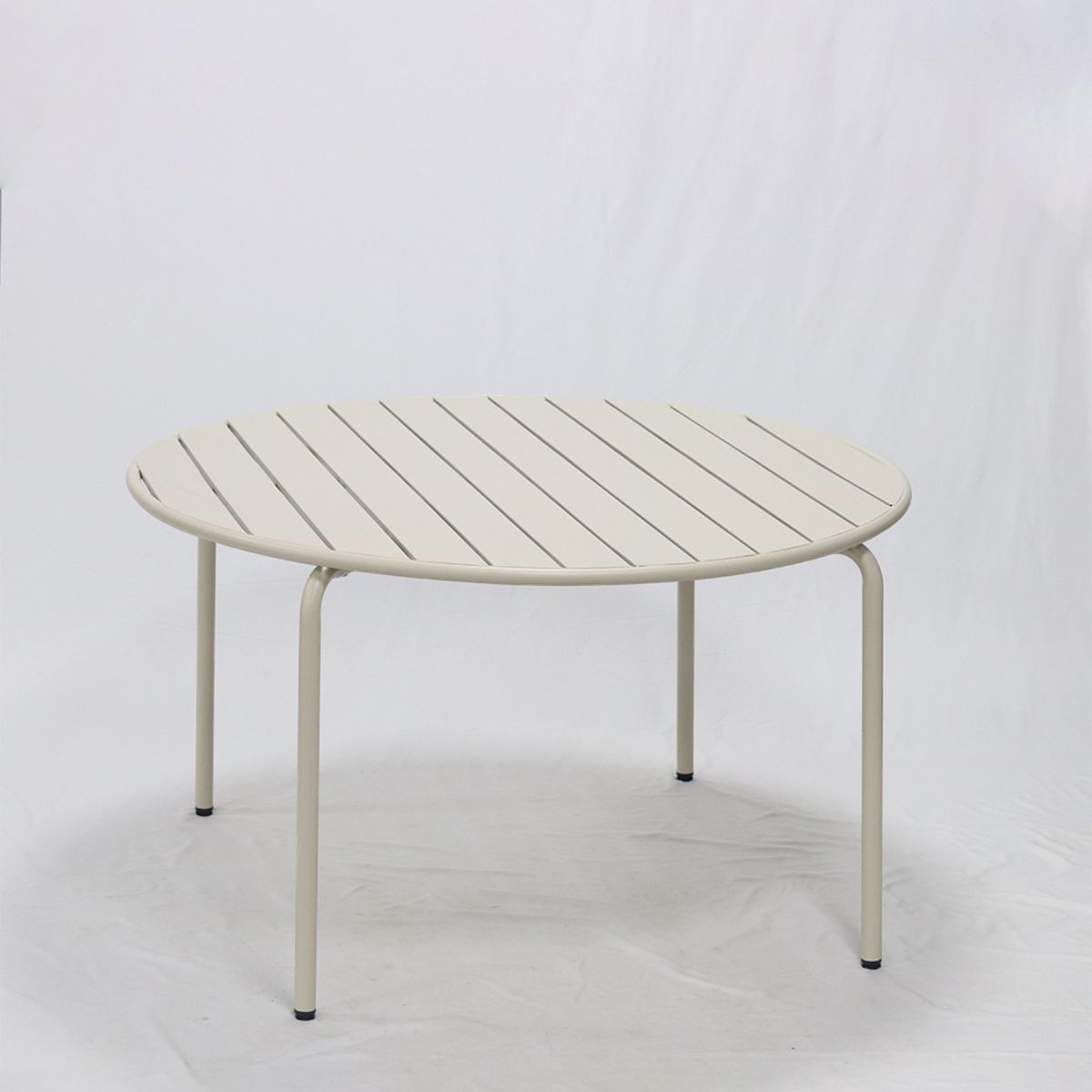 AMOBLE - Mesa De Comedor Calpe Redonda Ivory Amoblé