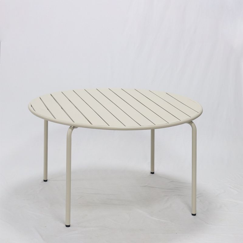 AMOBLE - Mesa De Comedor Calpe Redonda Ivory Amoblé