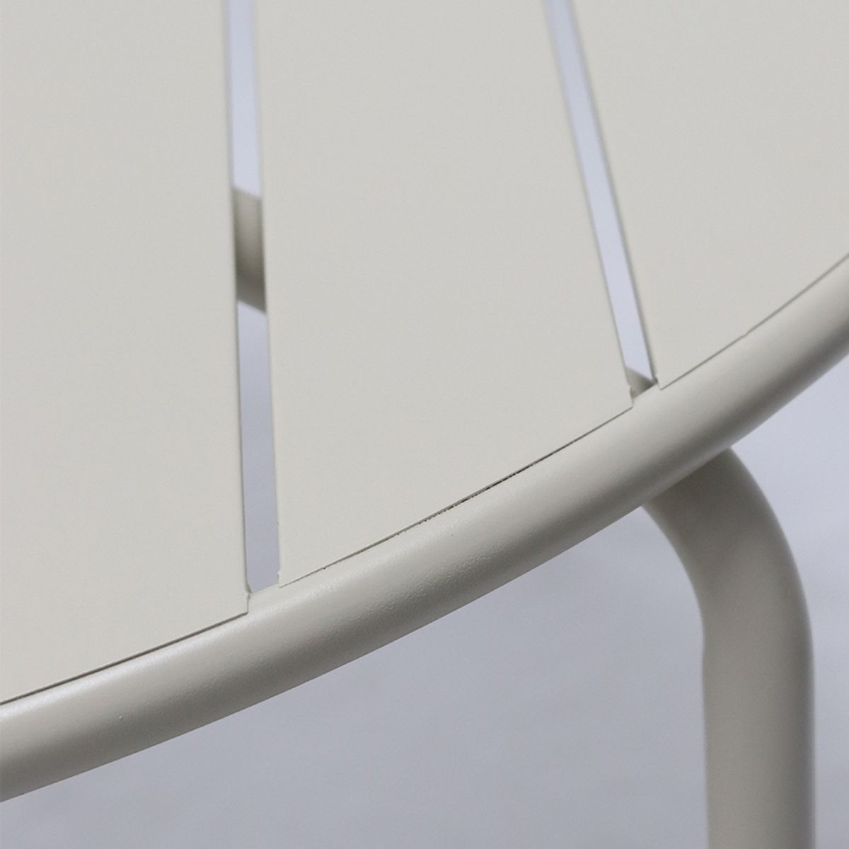 AMOBLE - Mesa De Comedor Calpe Redonda Ivory Amoblé