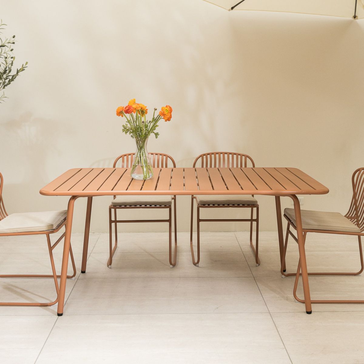 AMOBLE - Mesa De Comedor Calpe Rectangular Terra Amoblé