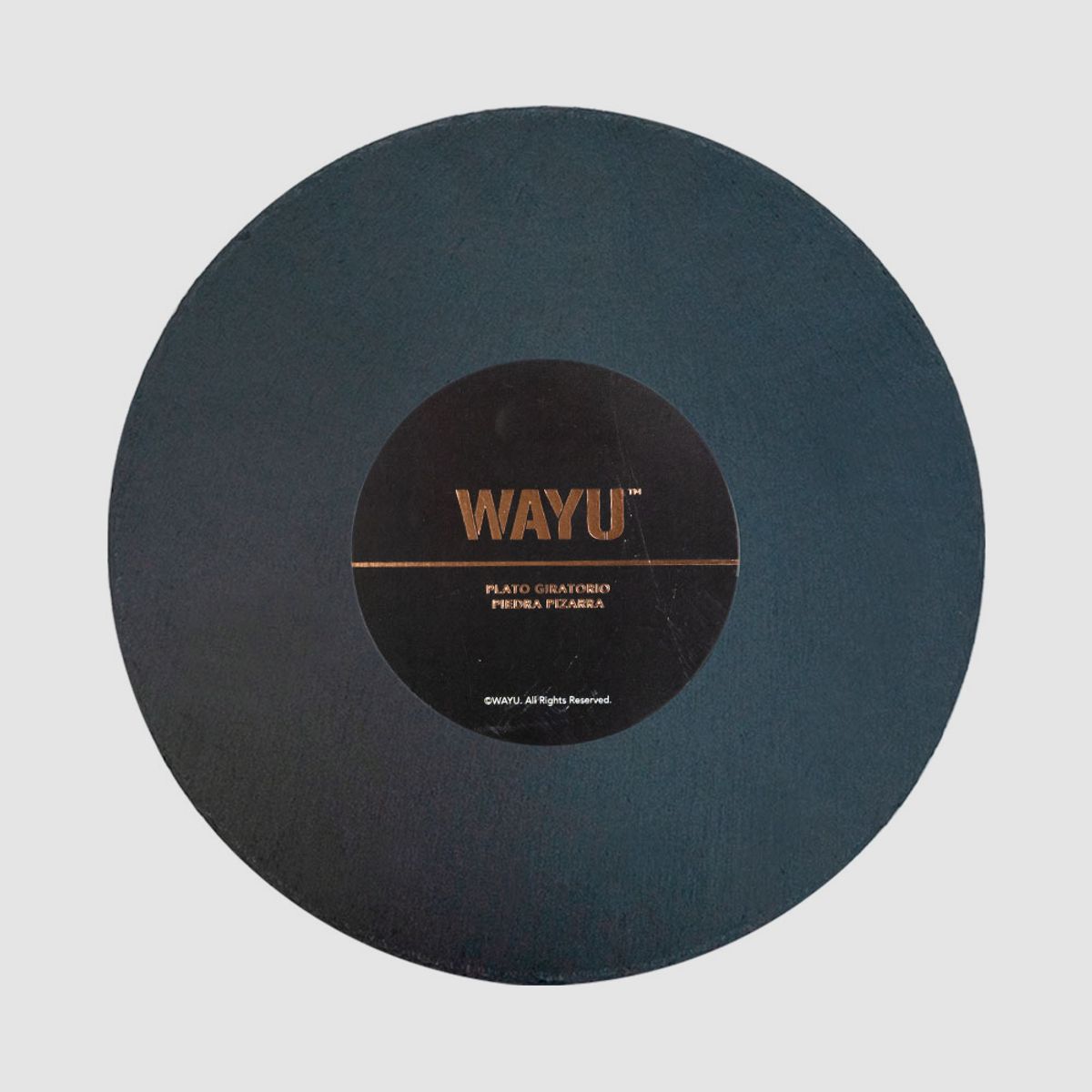 WAYU - Plato Giratorio Piedra Pizarra 33 Cm Wayu