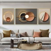 Set De 3 Cuadros Decorativos Marcos de Aluminio By