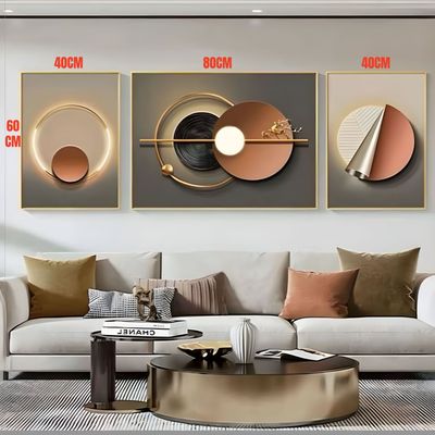 Imagen 2 del producto Set De 3 Cuadros Decorativos Marcos de Aluminio By