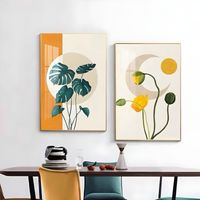 Set De 2 Cuadros Decorativos Marcos de Aluminio By