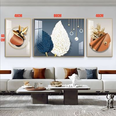 Imagen 2 del producto Set De 3 Cuadros Decorativos Marcos de Aluminio By