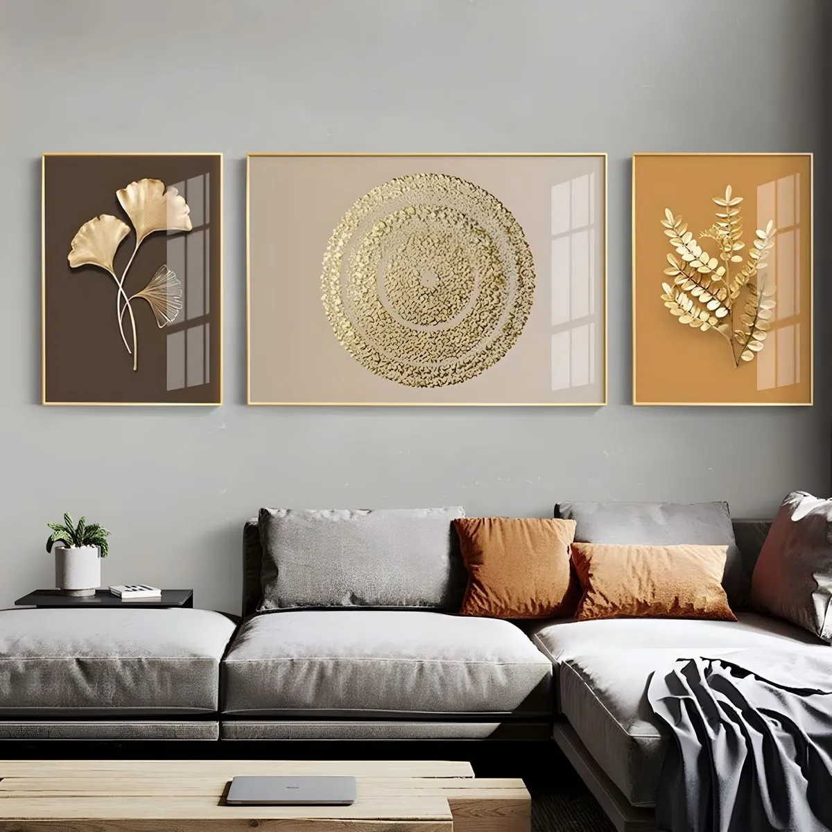 LUBABYCAS - Set De 3 Cuadros Decorativos Marcos de Aluminio By LuBabycas