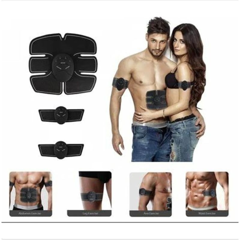 GENERICO - Electro Estimulador Abdomen y Brazos 3 en 1