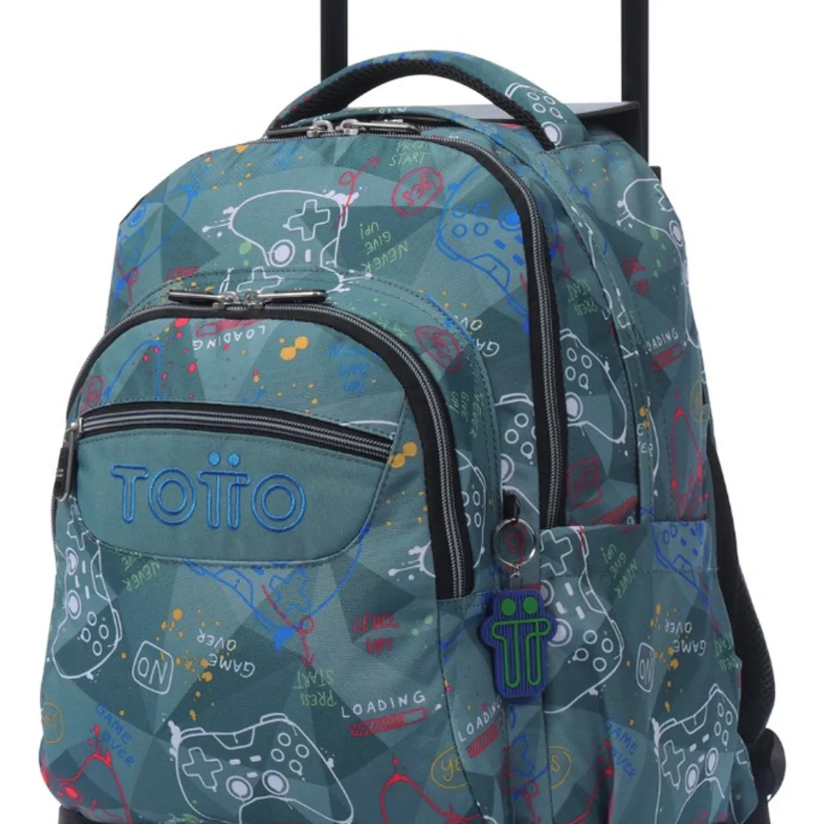 TOTTO - Mochila Urbana Notebook Escolar Ruedas Totto Classic Niña