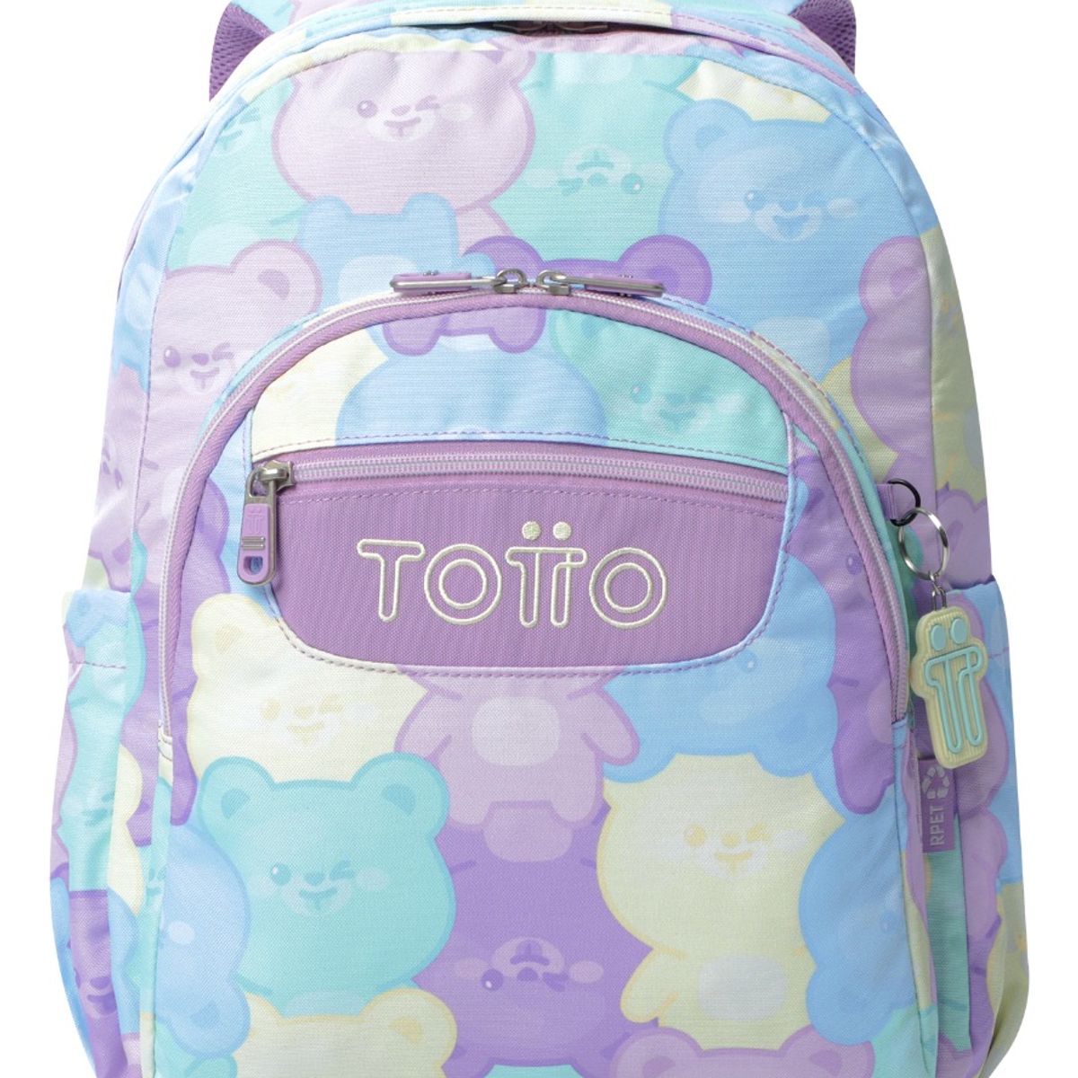 TOTTO - Mochila Urbana Notebook Escolar Totto Classic Acuarela Niña