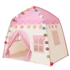 GENERICO - Carpa Casa Para Niñas Rosa Plegable Princesa Juguete