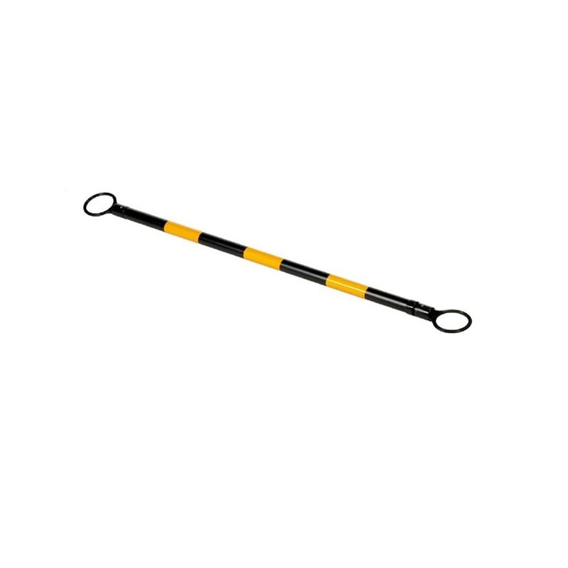 VORTEX - Barra Conectora de Conos Negro Amarillo extensible 2 mt