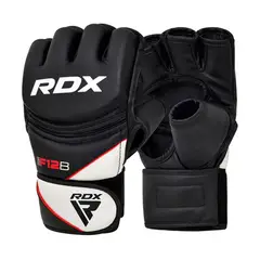 RDX - Guantillas MMA F12 Open Palm Grappling - GGR-F12 - Negro S