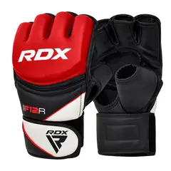 RDX - Guantillas MMA F12 Open Palm Grappling - GGR-F12 - Rojo S