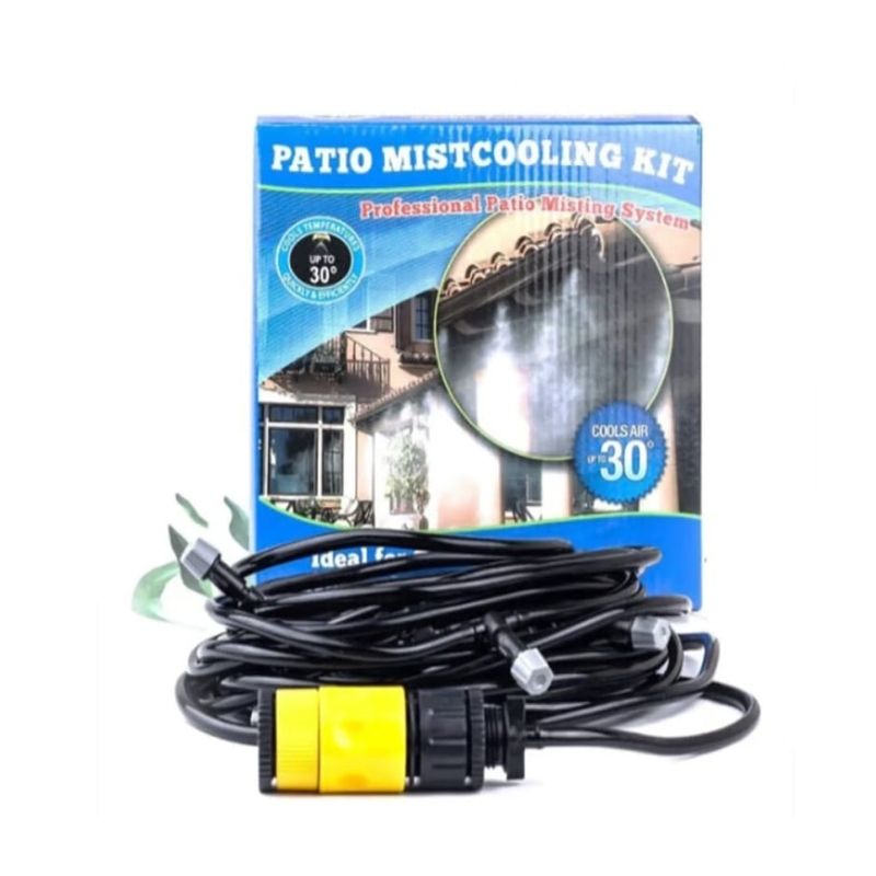 GENERICO - Kit Sistema De Riego Para Patio Mistcooling 10 Metros