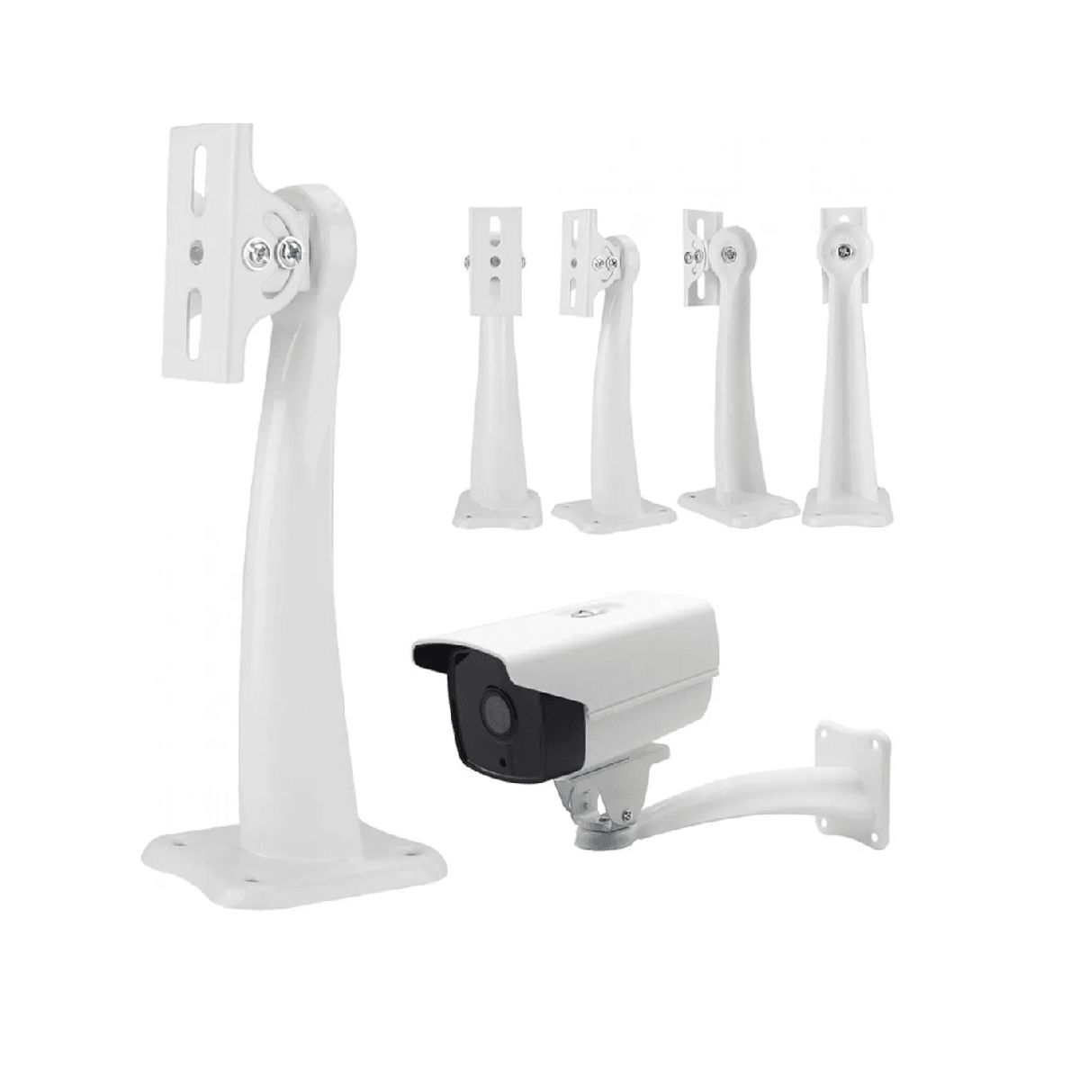 GENERICO - Soporte Metálico para Cámaras de Seguridad – 23 cm - Interior y Exterior