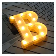 IRM - Letra Led B para fiestas cumpleaños decoracion a pilas