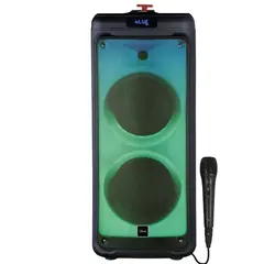 MICROLAB - Parlante Flaming Dance Amazing Light 9105 Verde