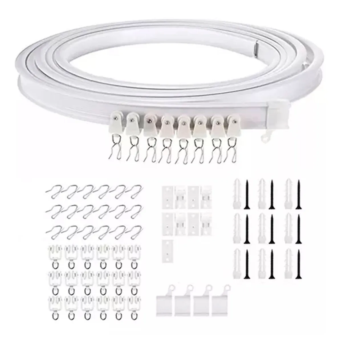 ESHOPANGIE - Riel Para Cortina De Techo Riel Flexible Soporte 3mts