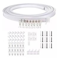 Riel Para Cortina De Techo Riel Flexible Soporte 3mts