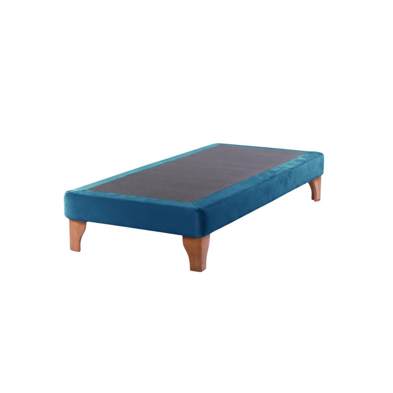 IMPORTCLICK - Base Cama Europea 1 Plaza 90x190 CM Azul - Azul