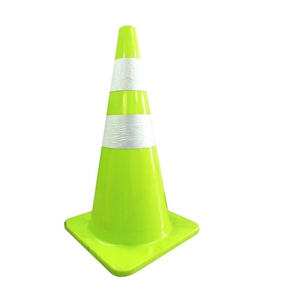 Cono de senalizacion 70 cm Verde