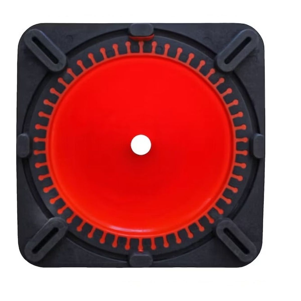 VORTEX - Cono de Señalización 90 cm Naranjo con Base Negra