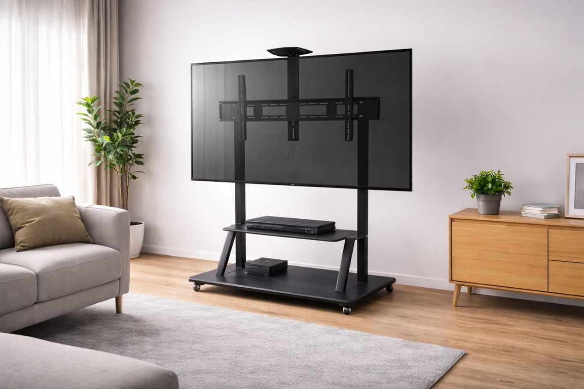 BRASFORMA Pedestal para TV de Carga Pesada 55" a 110" - 120kg - SKCR0204E