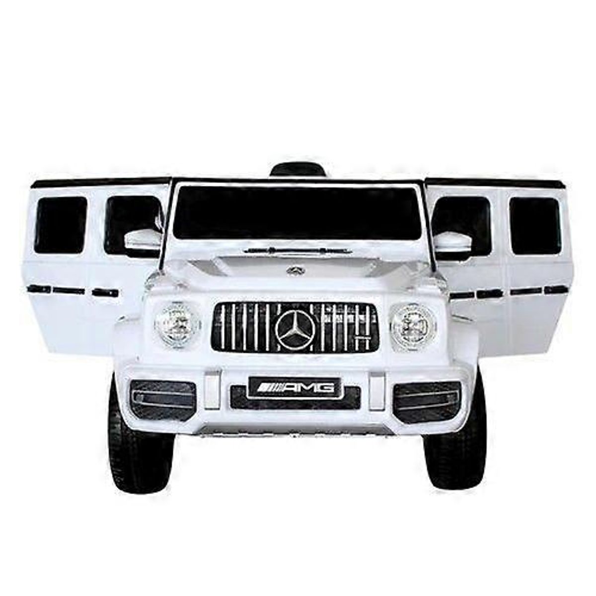 JUGUETON - Mercedes Benz Grande Blanco Auto Eléctrico Infantil Tracción