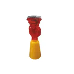 VORTEX - Lámpara Ambar Solar para Conos