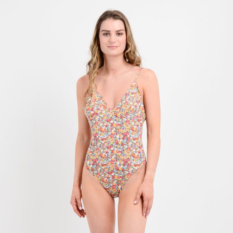 O'NEILL - TRAJE DE BAÑO ENTERO EDEN DITSY NARANJO