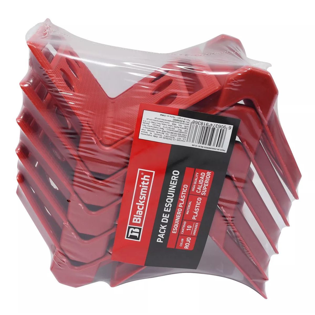 GENERICO - Set 10 Esquinero Grosor Material 4mm P/eslingas Hasta 4puLG