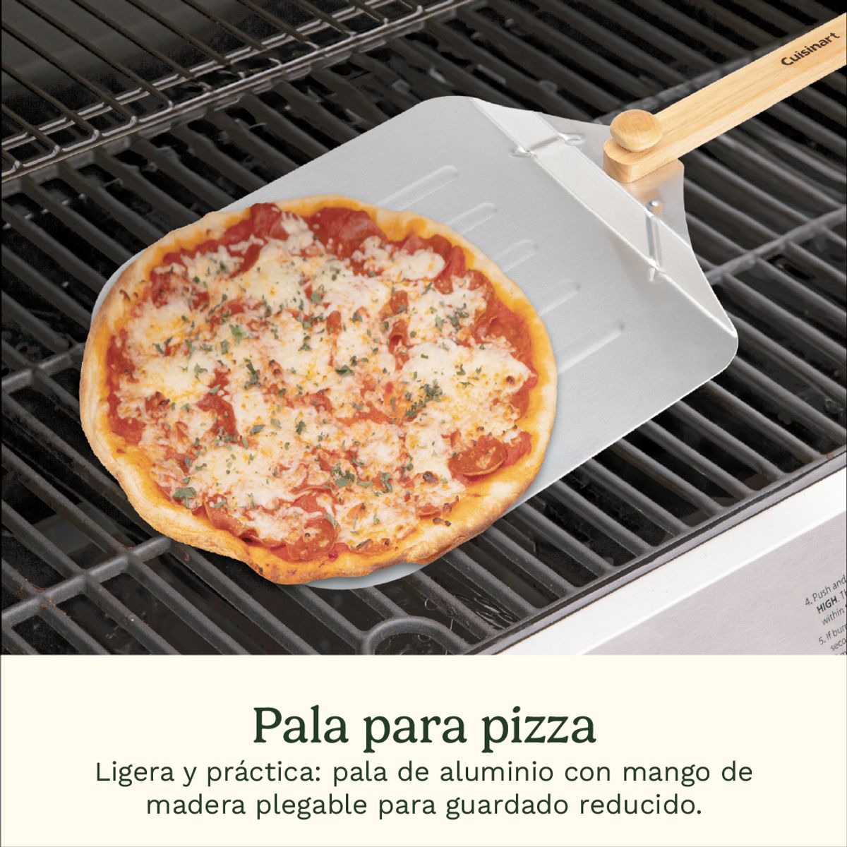 CUISINART - Juego de Utensilios de Lujo para Pizza de 3 piezas Cuisinart