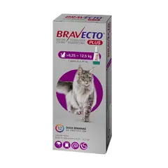MSD - Bravecto Plus Gato 6.25 a 12.5 Kg