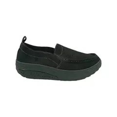 PAND G - Mocasín Negro Plataforma Mujer