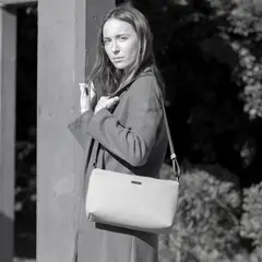 BABAU BARCELONA - Cartera Bandolera Europea Iluminación Integrada DUBSTEP GRAIN BLACK