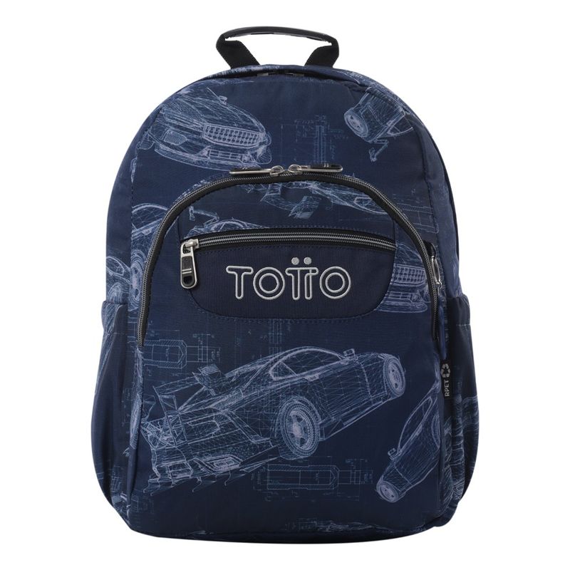 TOTTO - Mochila Urbana Notebook Escolar Totto Classic Acuarela Niño