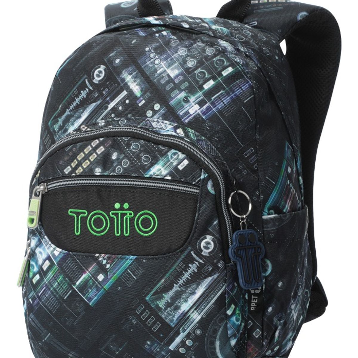 TOTTO - Mochila Urbana Notebook Escolar Totto Classic Tempera Niño