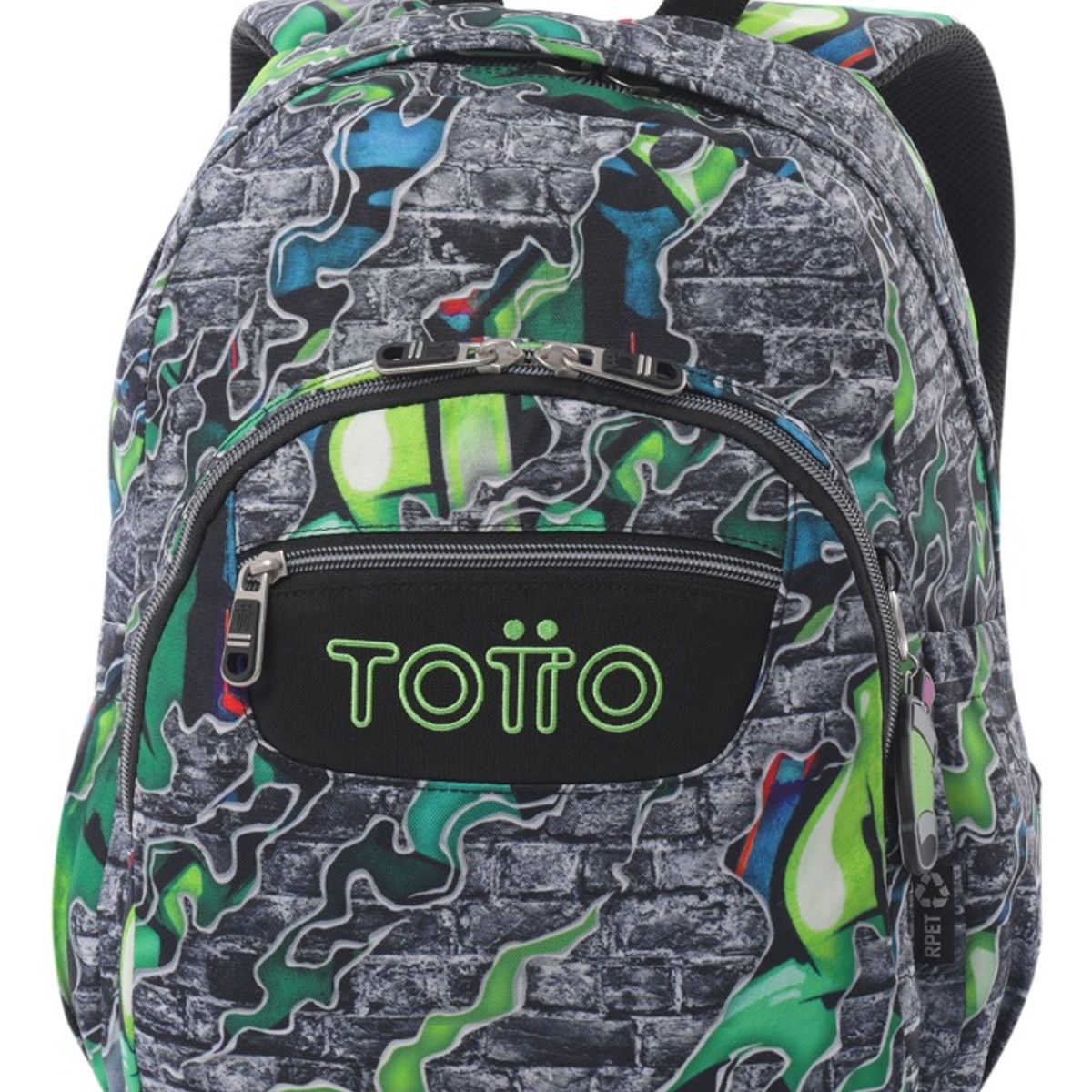 TOTTO - Mochila Urbana Notebook Escolar Totto Classic Gommas Niño